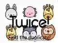 Joc De două ori! Găsește duplicatul on-line Joc De două ori! Găsește duplicatul on-line