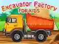 Joc Fabrica de Excavatoare pentru Copii on-line
