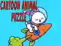Joc Puzzle cu animale desenate on-line Joc Puzzle cu animale desenate on-line