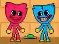Joc Kissy Missy și Huggy Wuggy on-line Joc Kissy Missy și Huggy Wuggy on-line