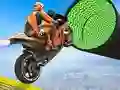 Joc Conducerea acrobațiilor pe motocicletă on-line Joc Conducerea acrobațiilor pe motocicletă on-line