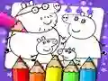 Joc Carte de colorat Peppa Pig on-line
