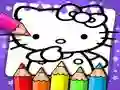 Joc Carte de colorat Hello Kitty on-line