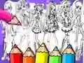 Joc Cartea de colorat Monster High on-line