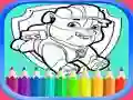 Joc Carte de Colorat PAW Patrol on-line