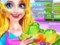 Joc Curățenie în Supermarket pentru Fete on-line