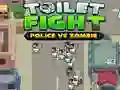 Joc Lupta la toaletă: Poliția vs Zombie on-line