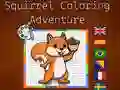 Joc Aventura de Colorare a Veverițelor on-line
