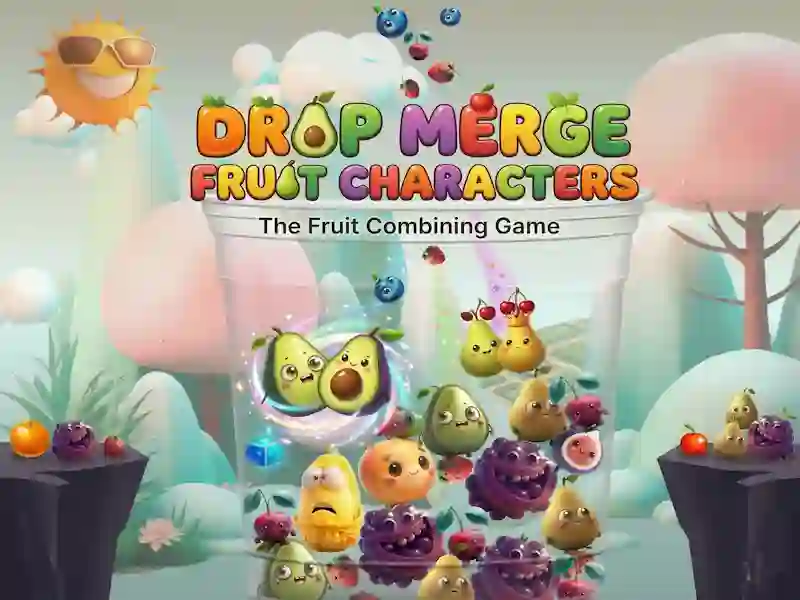 Joc Drop Merge Fruit Characters on-line