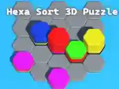 Joc Puzzle Hexa Sort 3D on-line