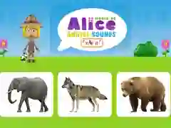 Joc Lumea sunetelor animalelor lui Alice on-line