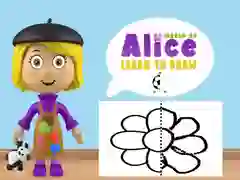 Joc Lumea lui Alice: Învață să desenezi on-line