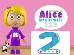 Joc Lumea lui Alice: Desenează Numere on-line