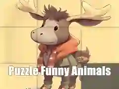 Joc Puzzle Animale Amuzante on-line Joc Puzzle Animale Amuzante on-line