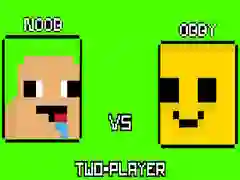Joc Noob vs Obby Două Jucători on-line Joc Noob vs Obby Două Jucători on-line
