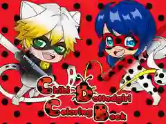 Joc Cartea de Colorat Fata Chibi cu Puncte on-line
