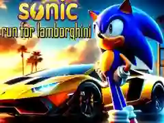 Joc Sonic Aleargă pentru Lamborghini on-line Joc Sonic Aleargă pentru Lamborghini on-line