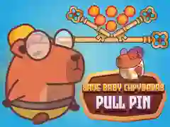 Joc Salvează puii de capibara Pull Pin on-line