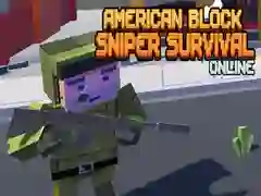 Joc Sniperul American de Bloc Supraviețuire Online on-line