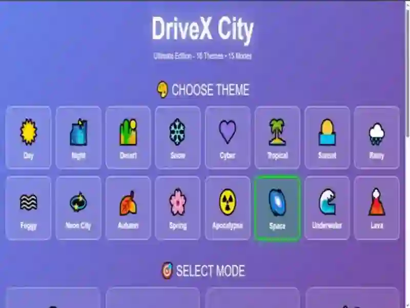 Joc DriveX City on-line