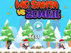 Joc Moș Crăciun versus Zombie on-line