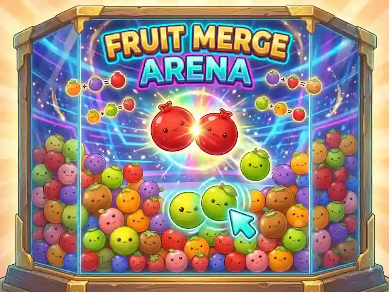 Joc Fruit Merge Arena on-line