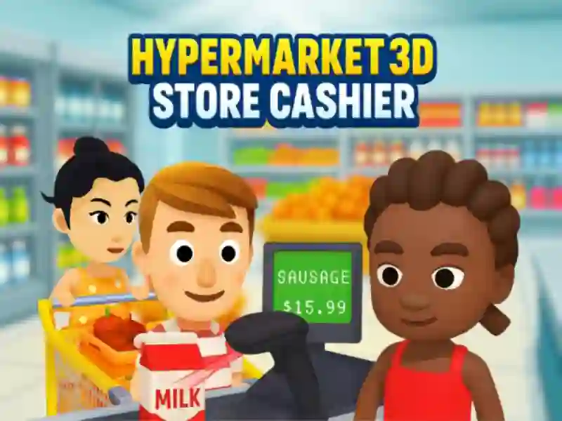 Joc Hypermarket 3D: Casier magazin on-line