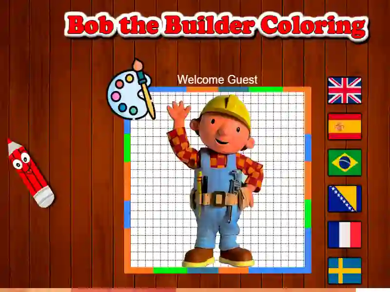 Joc Bob The Builder Colorat on-line Joc Bob The Builder Colorat on-line