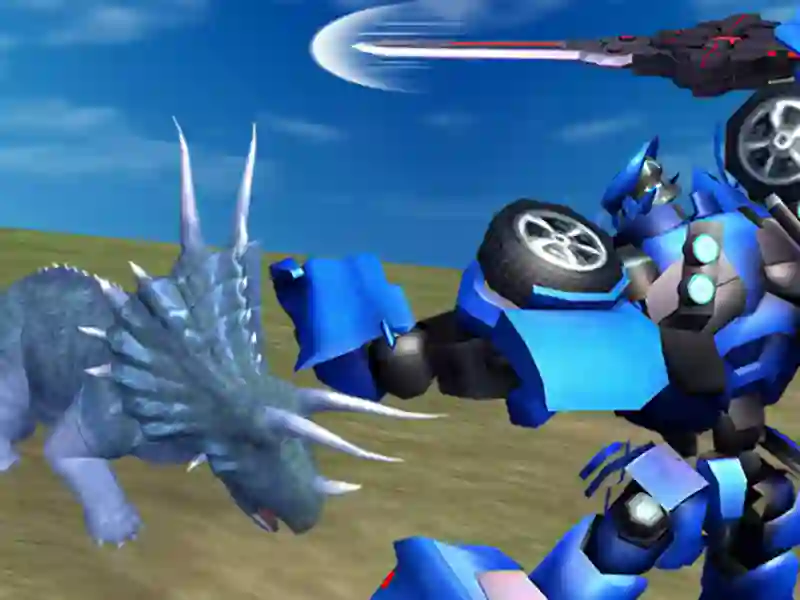 Joc Jurassic Dinosaur Mech Battle on-line