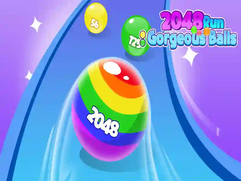 Joc 2048 rulează bile superbe on-line