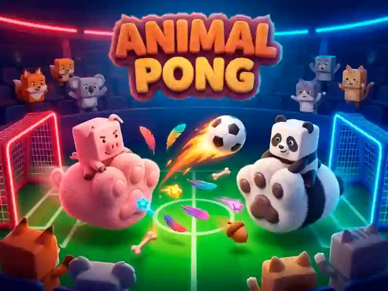 Joc Animal Paws Pong on-line