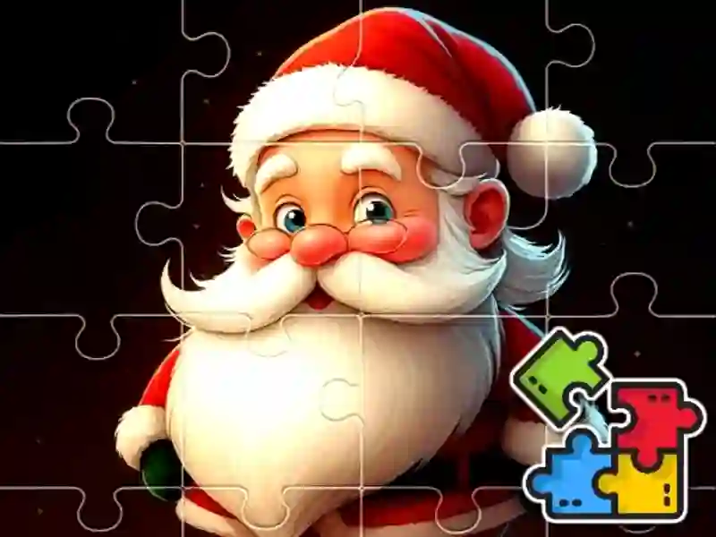 Joc Puzzle de Crăciun cu Moș Crăciun on-line