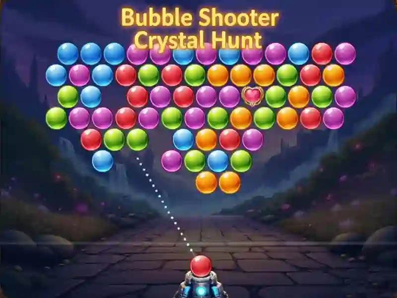 Joc Bubble Shooter Crystal Hunt on-line