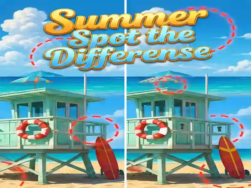 Joc Summer Spot the Differense on-line