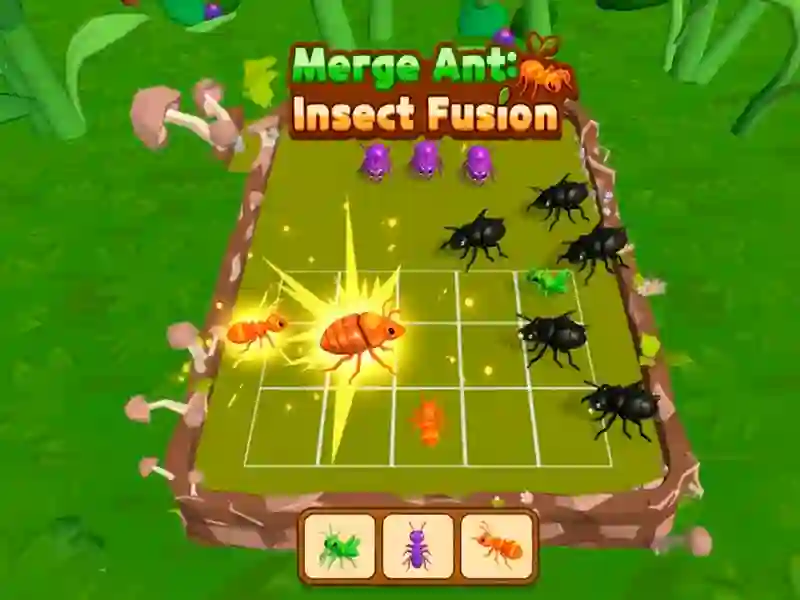 Joc Merge Ant: Insect Fusion on-line