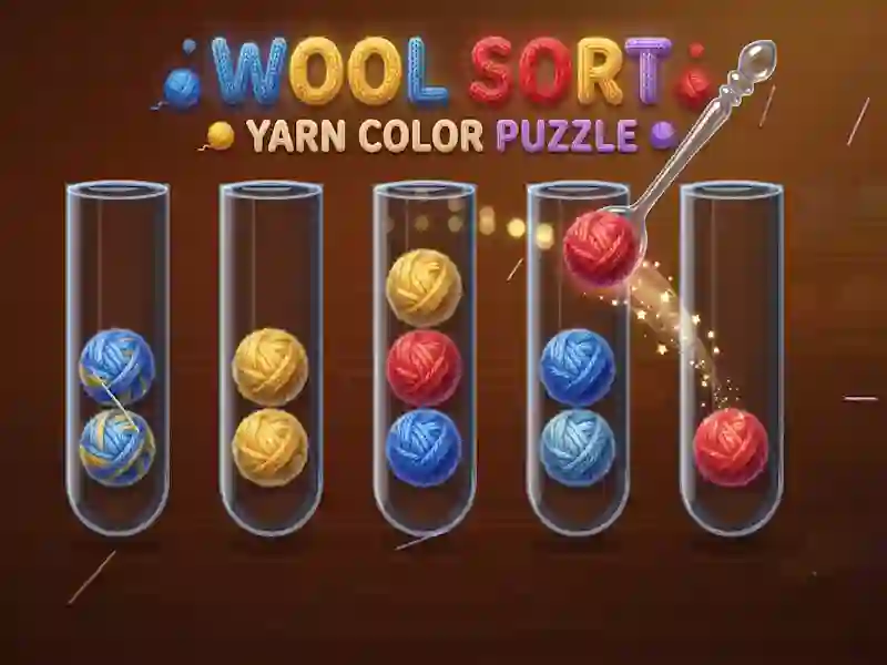 Joc Wool Sort Yarn Color Puzzle on-line