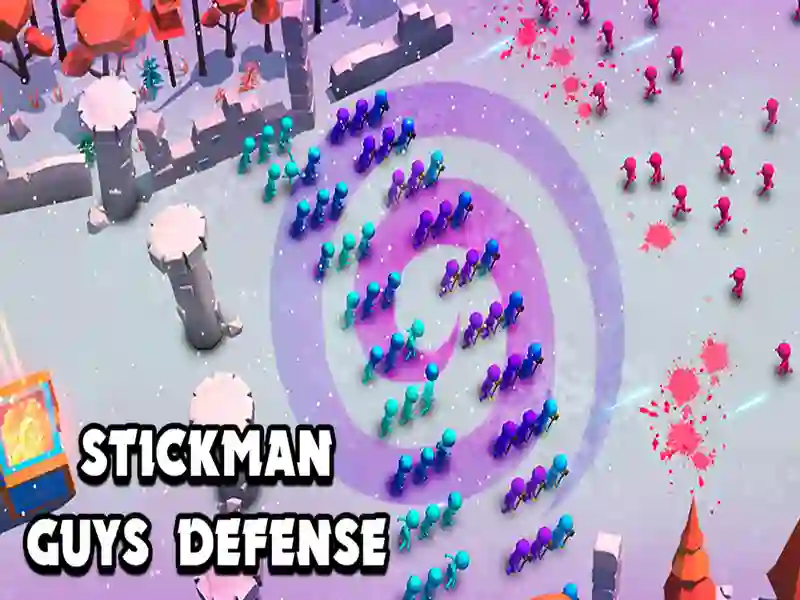 Joc Stickman Guys Defense on-line Joc Stickman Guys Defense on-line