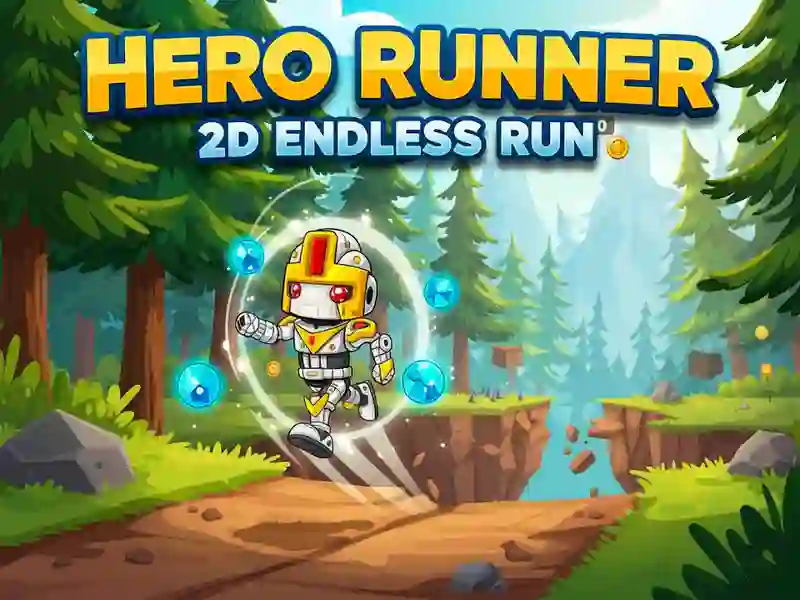 Joc Hero Runner 2D Endless Run on-line
