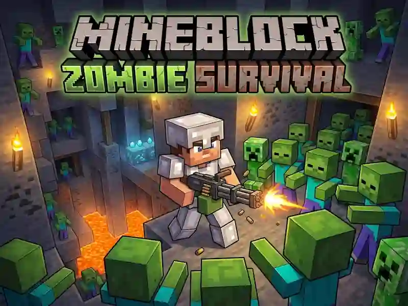 Joc Mineblock Zombie Survival on-line