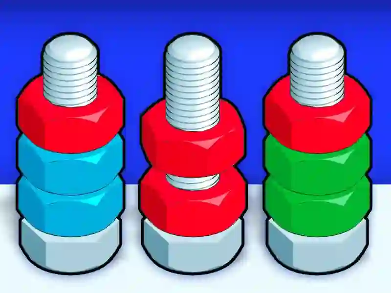 Joc Nuci și șuruburi sortează on-line Joc Nuci și șuruburi sortează on-line