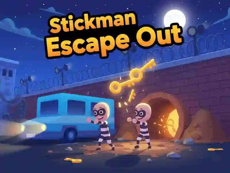 Joc Stickman Escape Out on-line