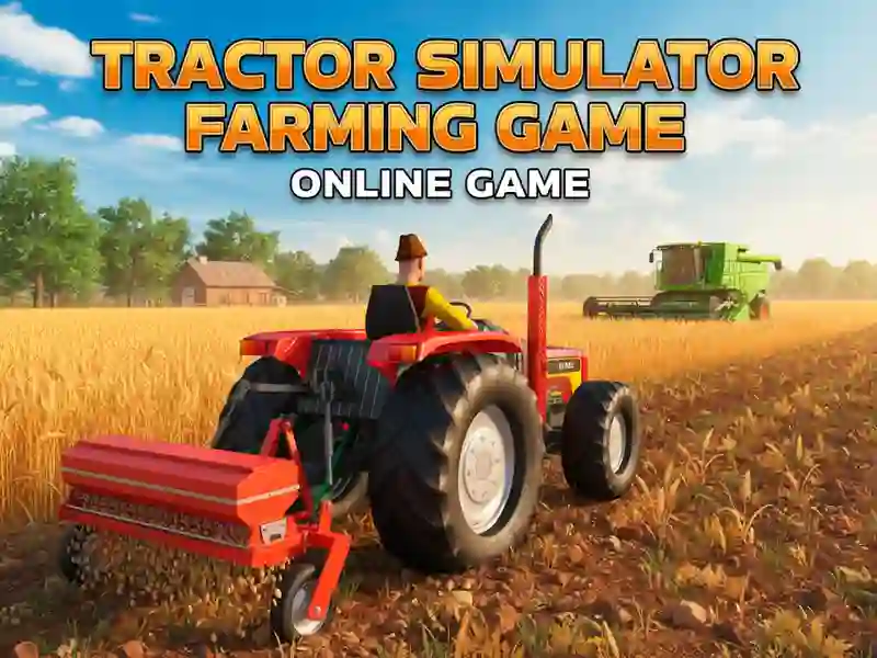 Joc Joc de agricultură cu simulator de tractor on-line