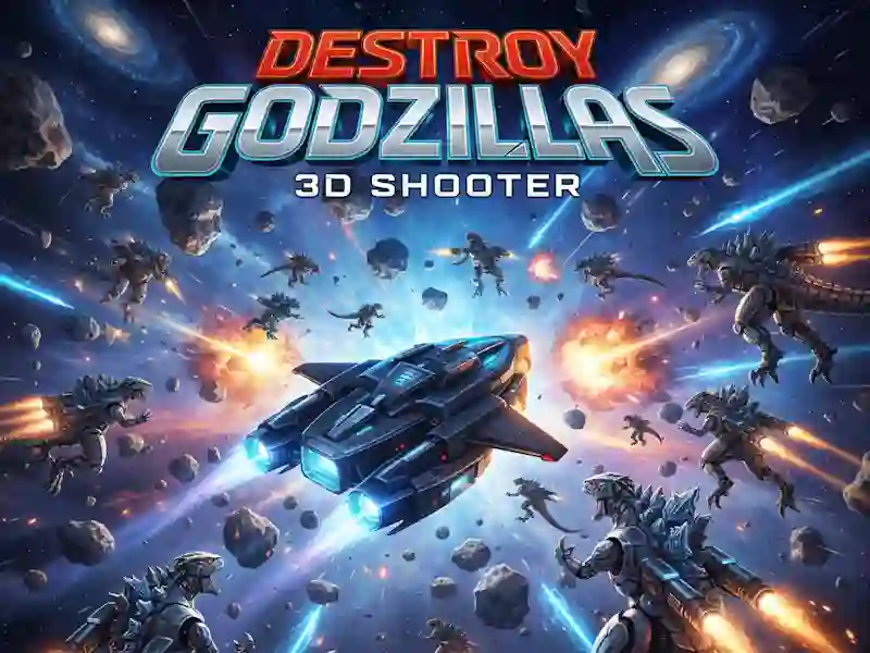Joc Distruge Godzillas: 3D Shooter on-line