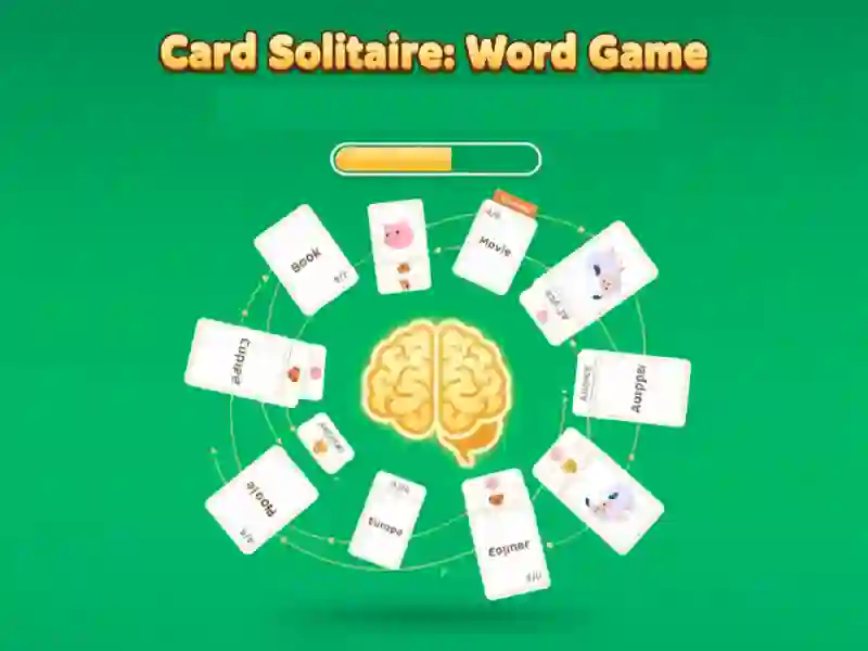 Joc Solitaire de cărți: joc de cuvinte on-line