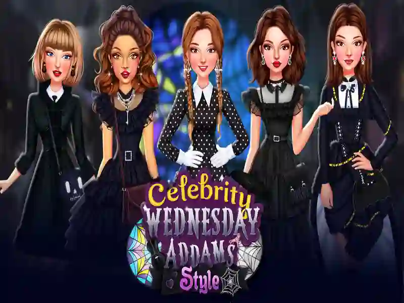 Joc Celebritate Miercuri Stilul Addams on-line
