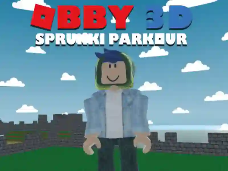 Joc OBBY 3D Sprunki Parkour on-line