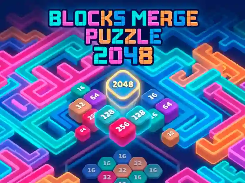 Joc Blocks Merge Puzzle 2048 on-line