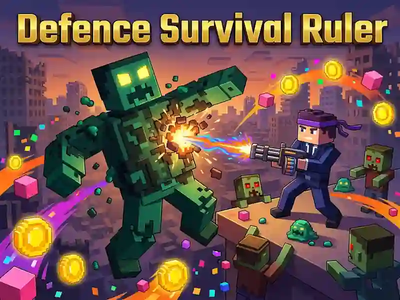 Joc Defence Survival Ruler on-line