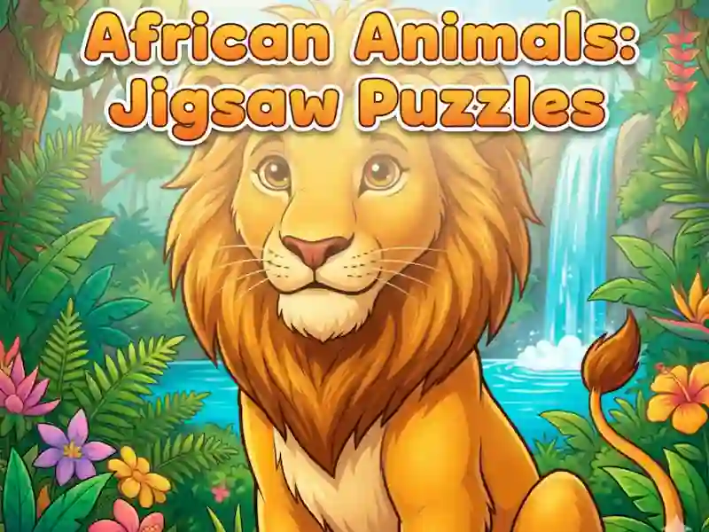Joc Animale africane: puzzle-uri on-line