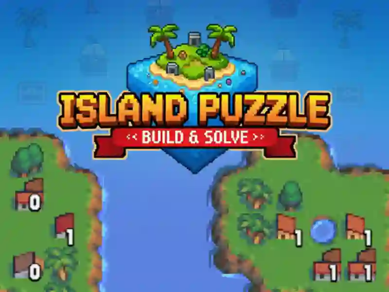 Joc Puzzle insulă: Construiește și rezolvă on-line